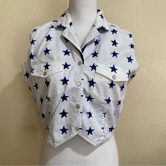 Wrangler Tops - Wrangler Women’s Star Print Western Sleeveless Top